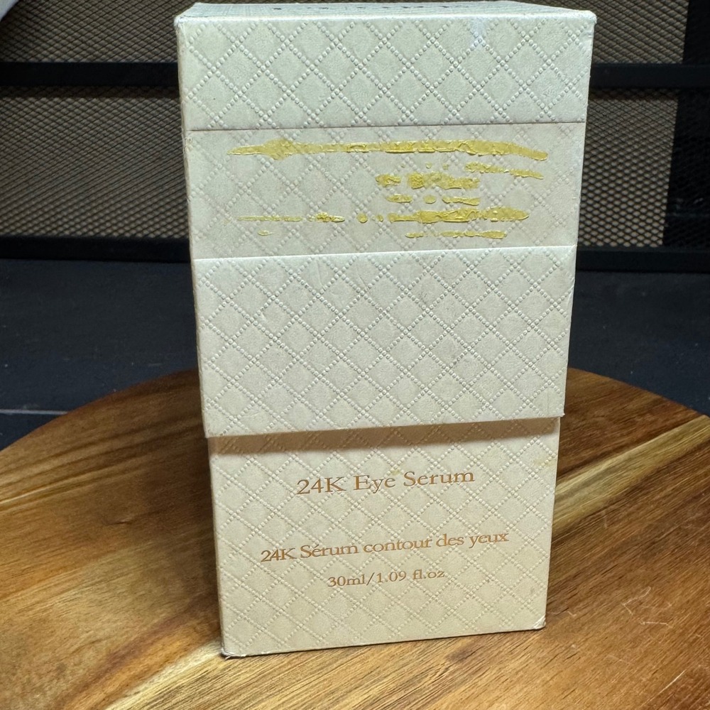 L'Core Paris 24K Eye Serum 30ml 1.09 fl oz Luxury Gold Skincare in Box Not Full